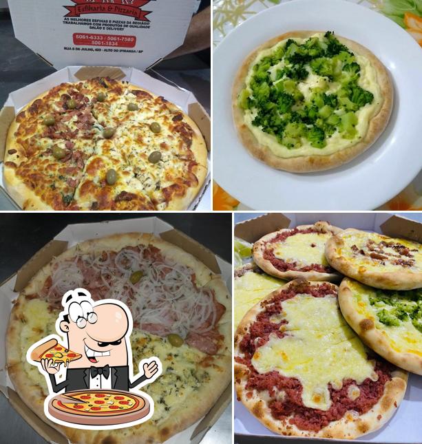 Consiga pizza no Hani Esfiharia e Pizzaria