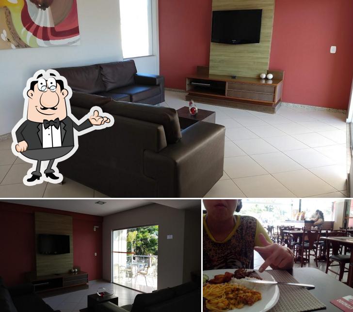 O interior do Qualitysul Hotel