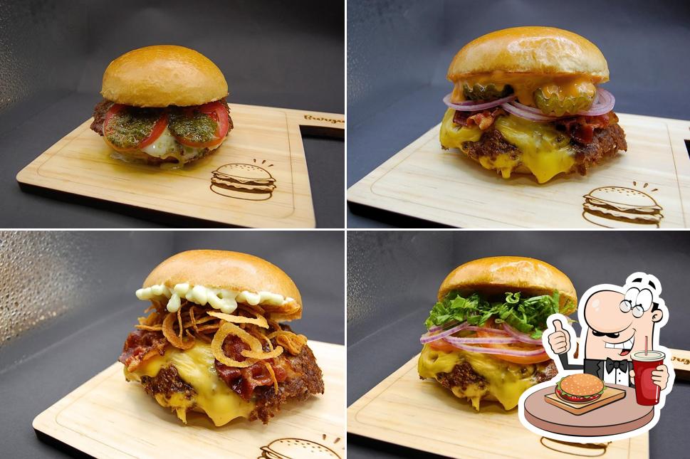 Experimente um dos hambúrgueres disponíveis no Catties Burger