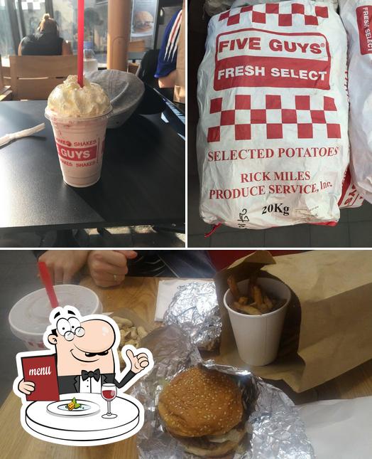 Nourriture à Five Guys