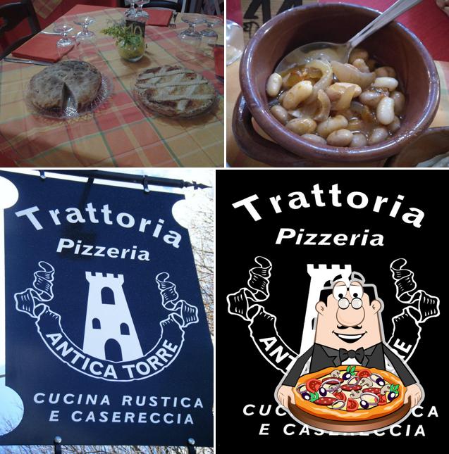 Scegli una pizza a Trattoria Pizzeria Antica Torre