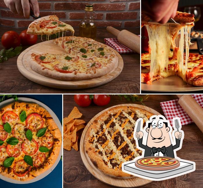 Experimente diferentes variedades de pizza