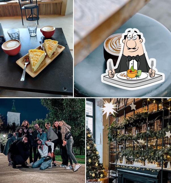 Voici la photo indiquant la nourriture et extérieur sur Gist Specialty Coffee Shop