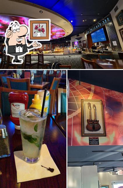 The interior of Hard Rock Cafe