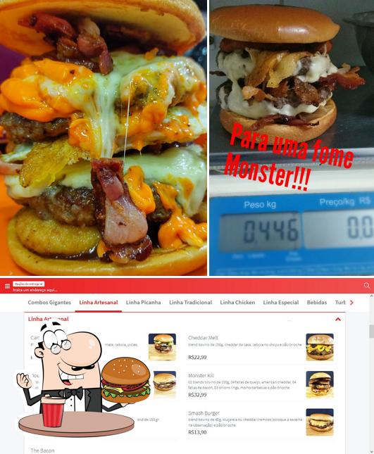 Experimente um hambúrguer no Cartoon Burgers Hamburgueria