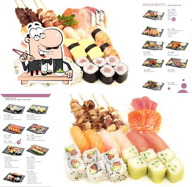 Essayez différentes options de sushi