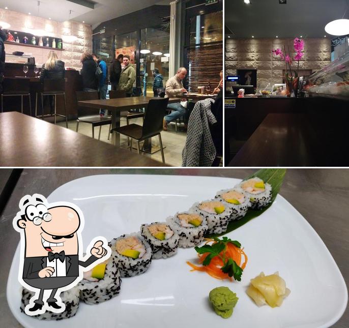 Tra le diverse cose da Ristorante Giapponese Sushi King si possono trovare la interni e sushi