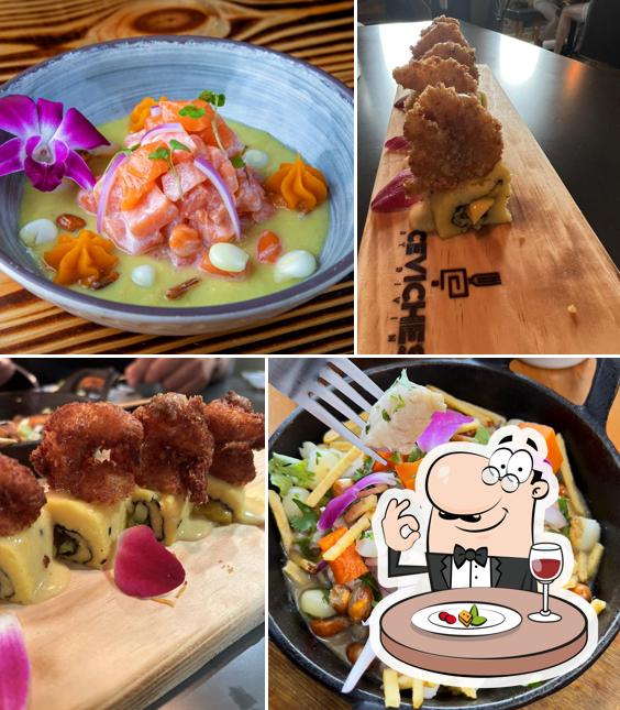 Еда в "Ceviches by Divino Providence - Peruvian Tapas & Gastrobar"