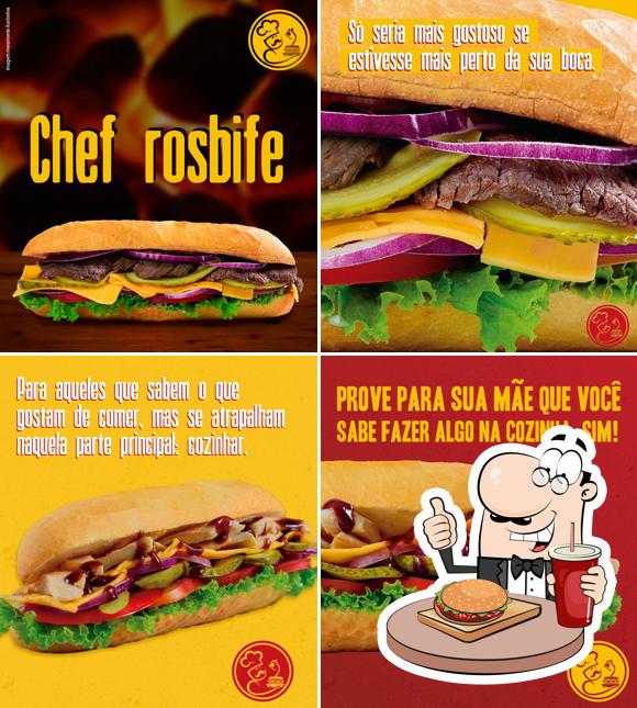Os hambúrgueres do Chef's Choice irão satisfazer diferentes gostos