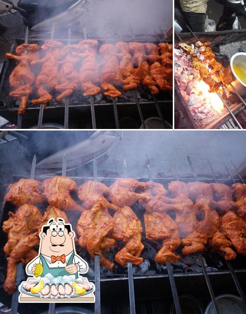 Try out different seafood meals served at Chicken Restaurant
