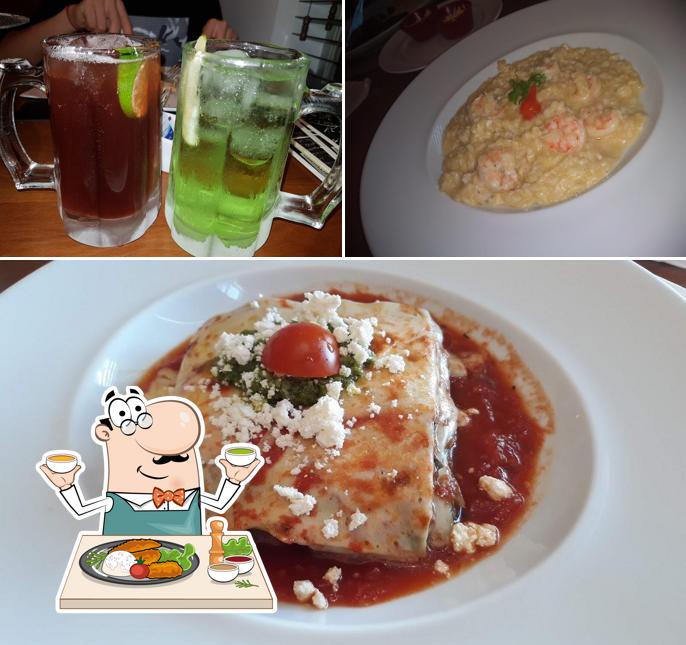 A foto da comida e bebida a Fiammetta