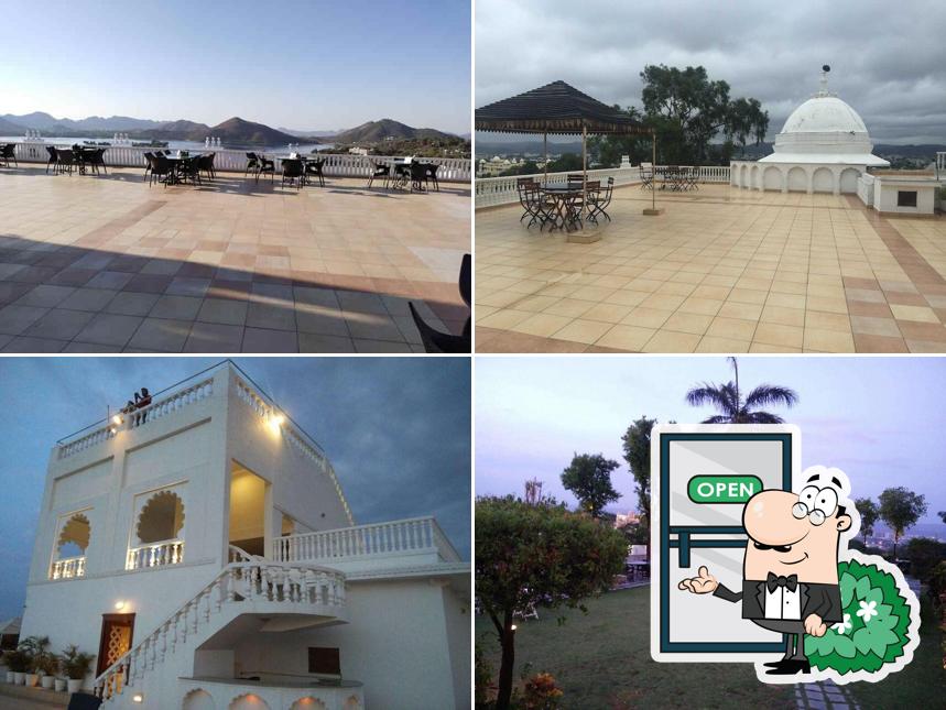 Check out how Jannat Rooftop & Bar - Lake facing rooftop & bar in Udaipur looks outside