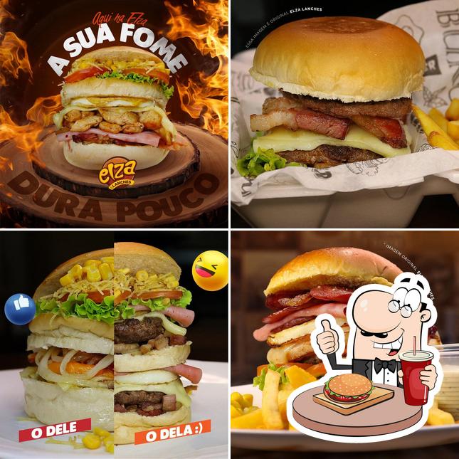 Os hambúrgueres do Elza Lanches irão saciar diferentes gostos