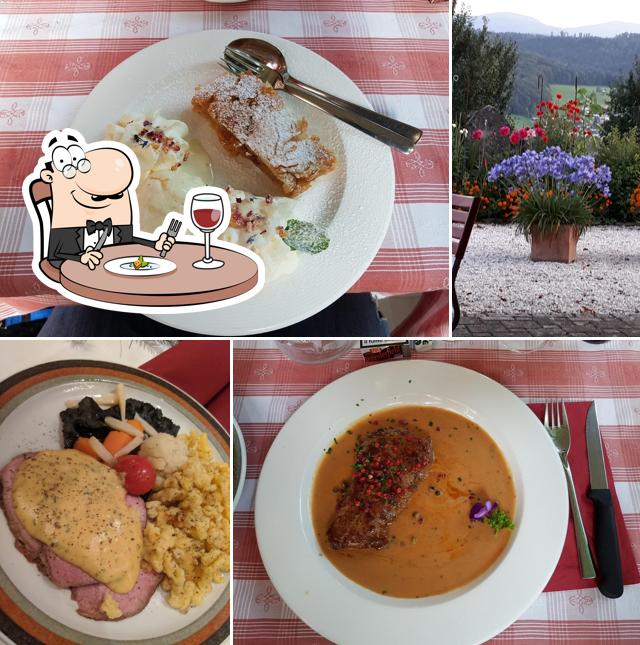 Cibo al Gasthof Alpbad