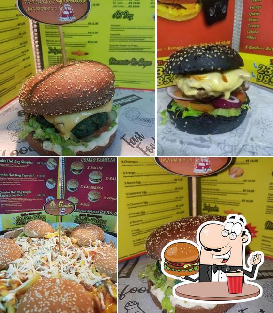 Consiga um hambúrguer no Pastelaria e Hamburgueria do Gordao