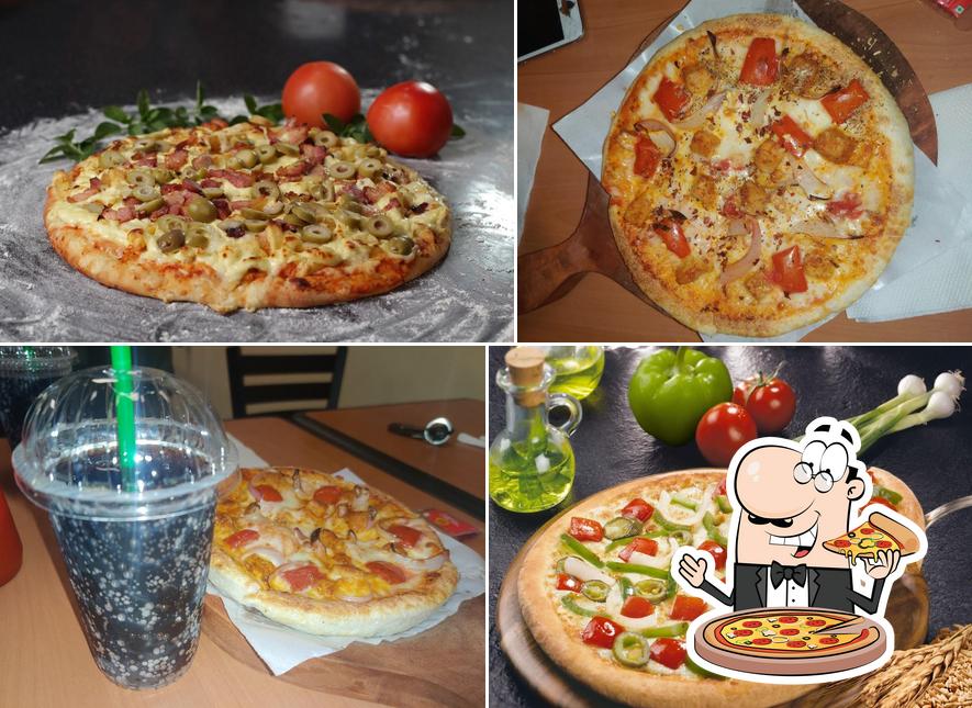 Get pizza at Pizza Hub