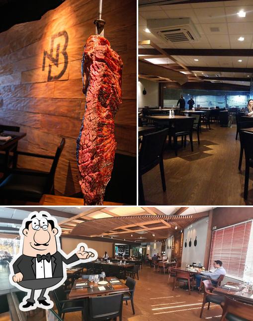 O interior do NB Steak Campinas