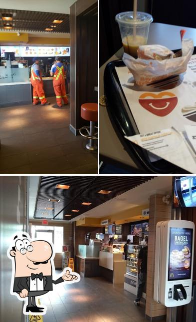 L'intérieur de McDonald's