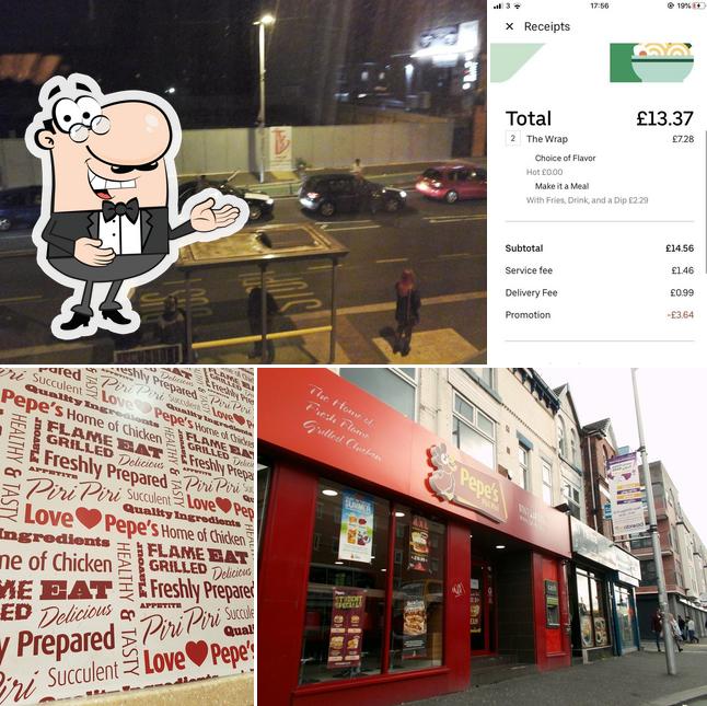Menu of Pepe's Piri Piri Manchester Wilmslow Road restaurant