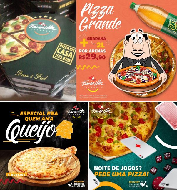 Peça pizza no A Favoritta