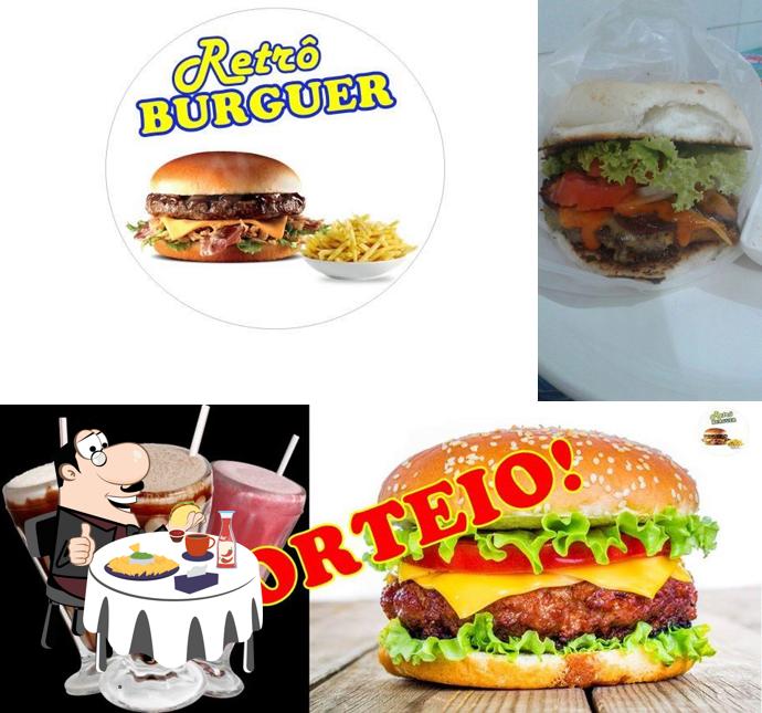 Experimente um hambúrguer no Retrô Burguer Artesanal