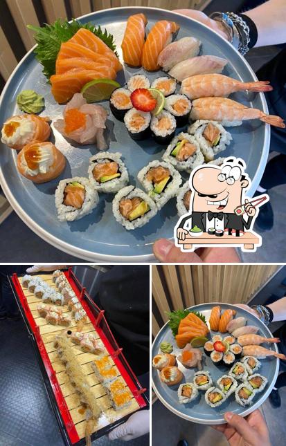 Prenditi le diverse opzioni di sushi