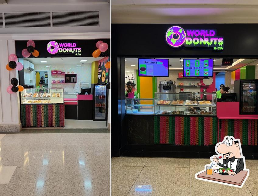 Platos en World Donuts - Norte Shopping