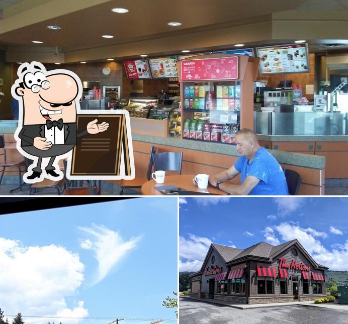 Entre los distintos productos que hay en Tim Hortons también tienes exterior y interior