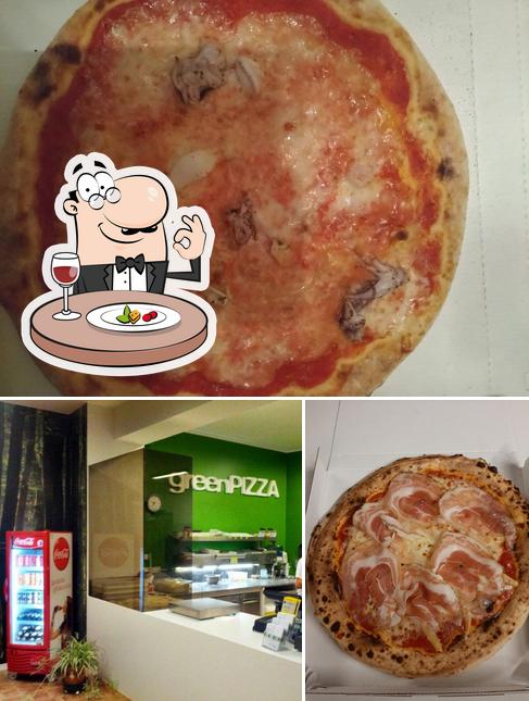 Nourriture à Green Carre Pizza - Pizza Takeaway