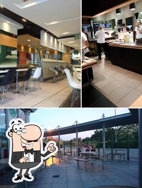 L'intérieur de McDonald's