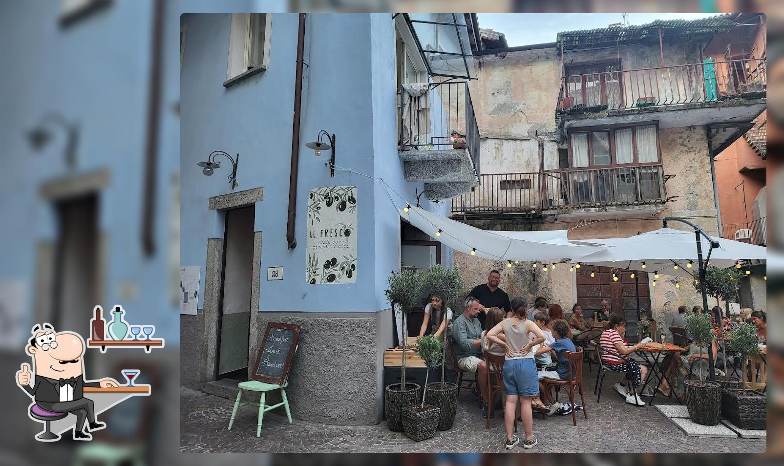 Al Fresco caffè con piccola cucina