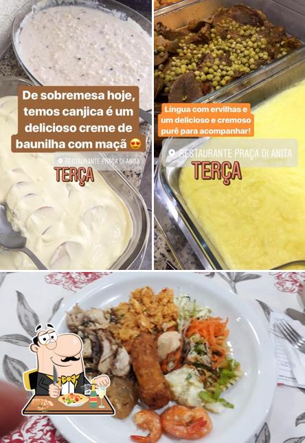 Comida em Restaurante Praça Di Anita