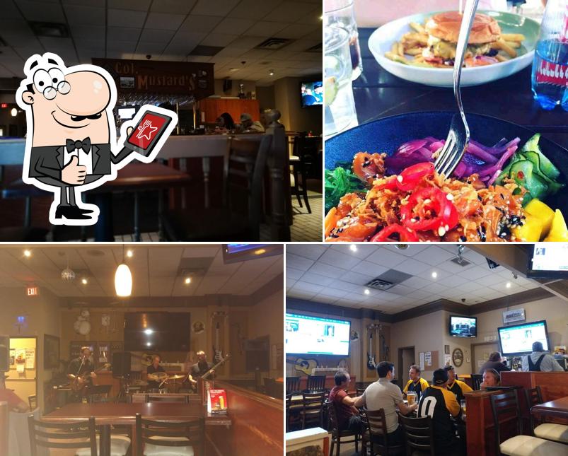 Col. Mustard's Sports Bar & Lounge Markham, Markham Carta del
