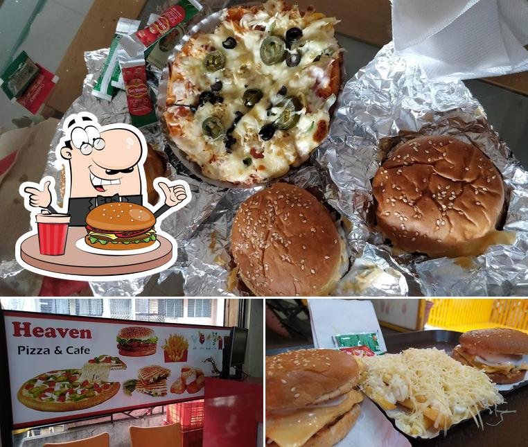 Heaven Pizza and Cafe’s burgers will cater to satisfy a variety of tastes