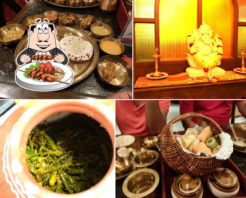 Cheese plate and seaweed salad at Kathiyawadi darbar