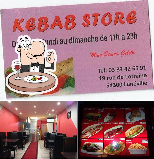 Nourriture à Kebab Store