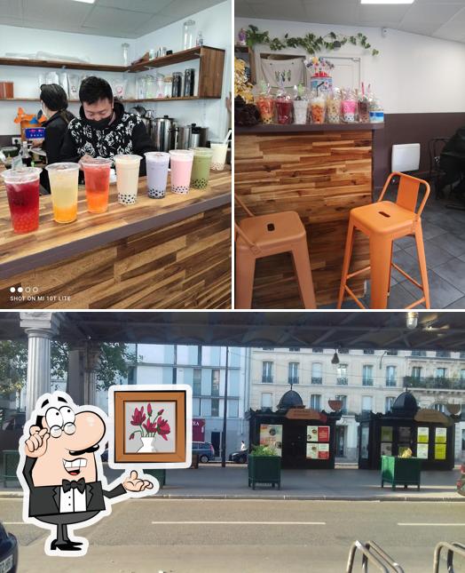 Voici l’image affichant la intérieur et extérieur sur Tibétain Om Traiteur & Bubble Tea