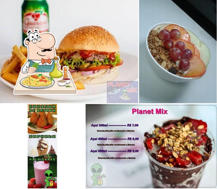 Comida em planet mix