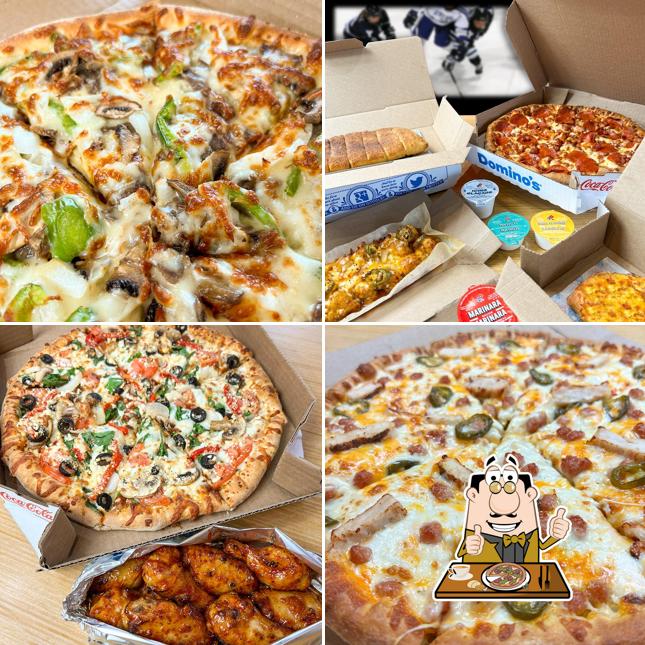 A Domino's Pizza, vous pouvez déguster des pizzas