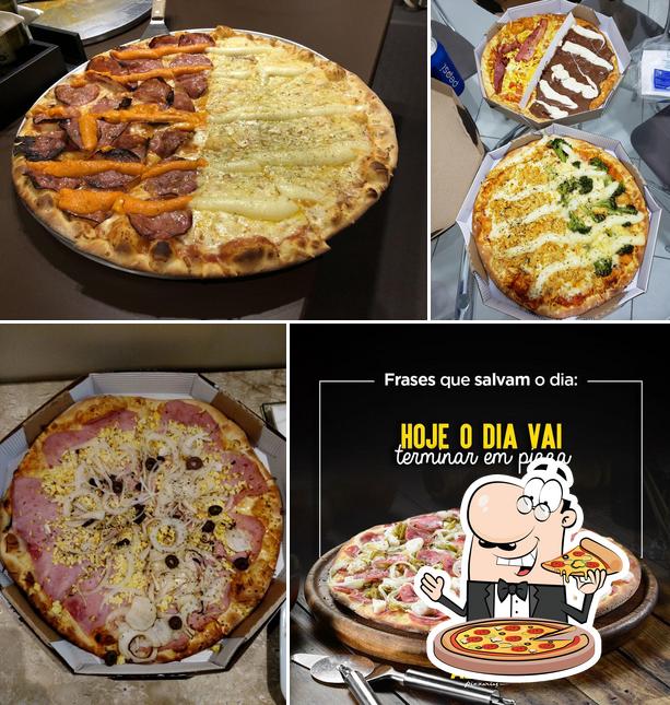 Escolha pizza no Abaré Pizzarias - Express Água Verde