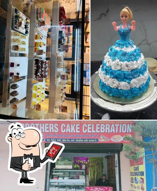 Brothers cake celebration