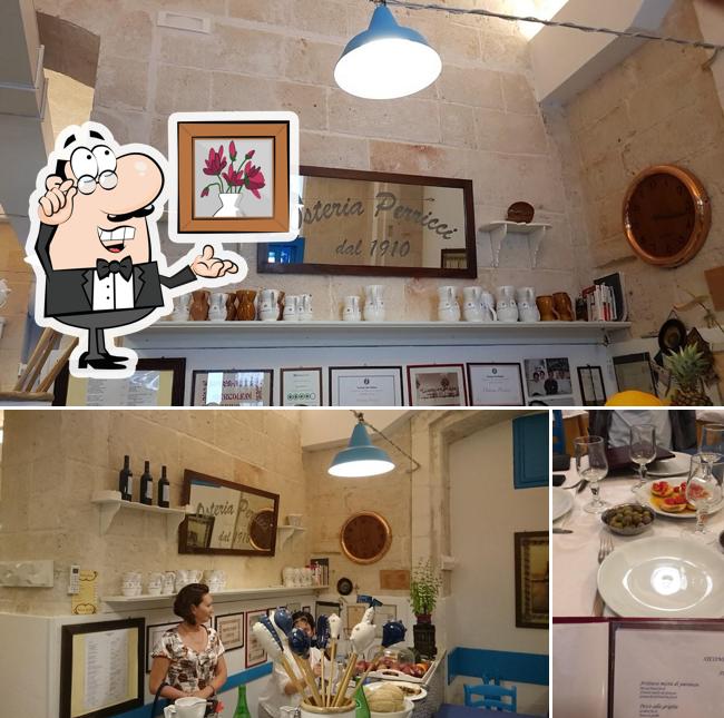 Dai un'occhiata agli interni di Osteria Perricci