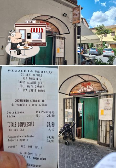 La immagine di esterno e cibo da Pizzeria Marilù