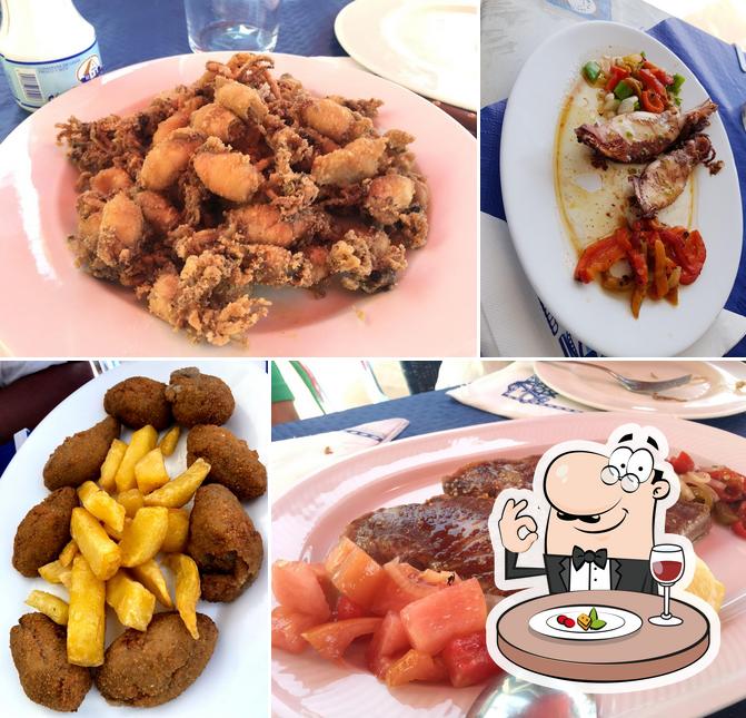 Еда в "Restaurante-Marisqueria El Mirador"