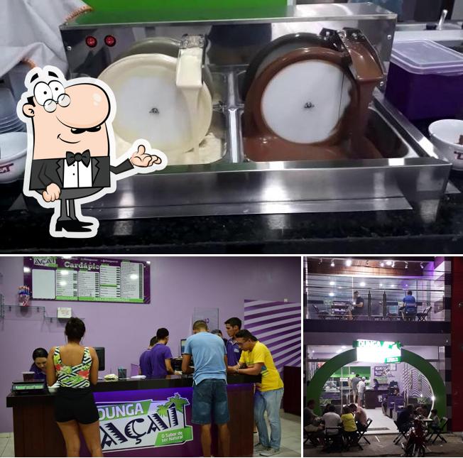 O interior do Dunga Açai