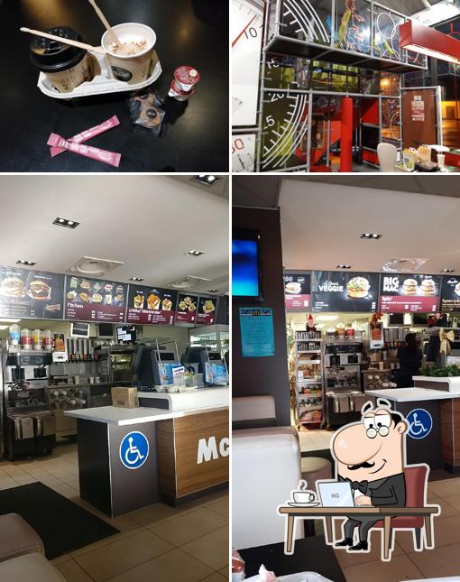 L'intérieur de McDonald's