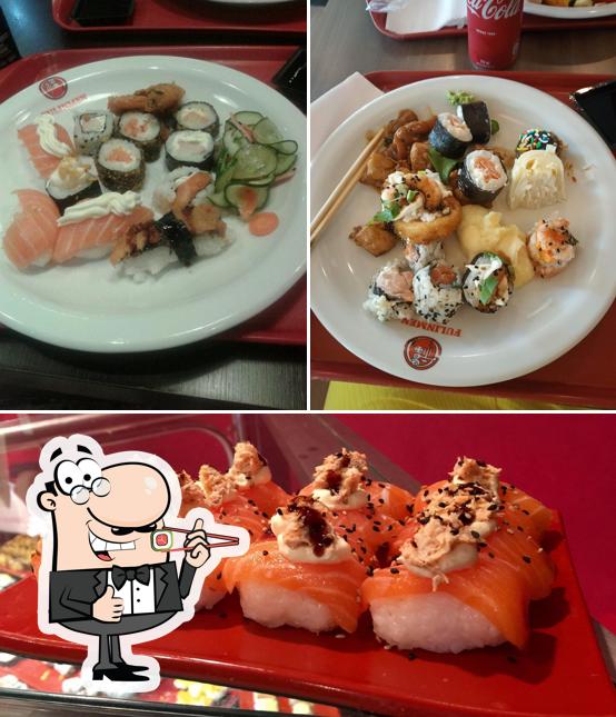 Experimente diferentes opções de sushi