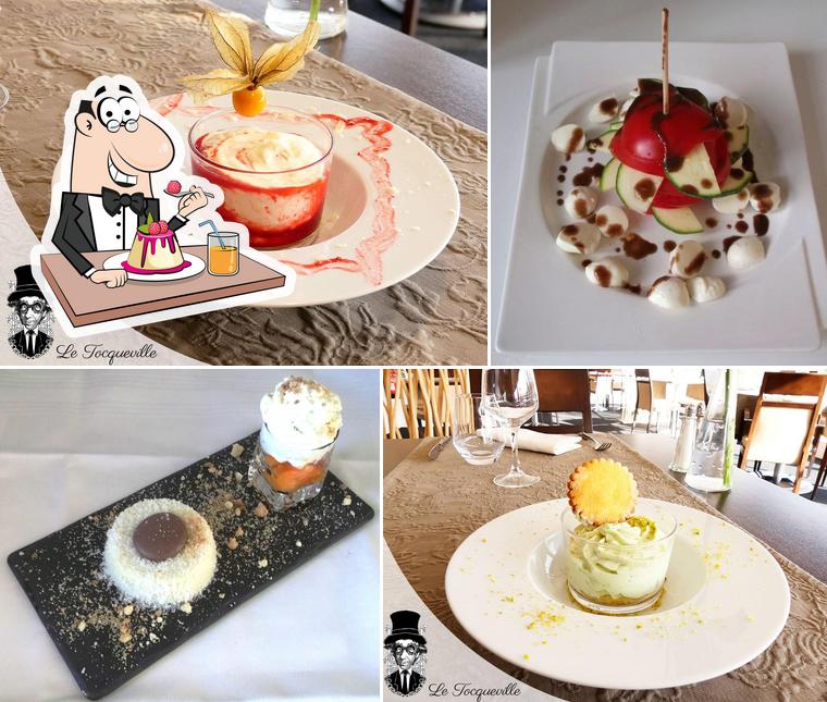 Restaurant Le Tocqueville Saint-Lô offre un nombre de desserts