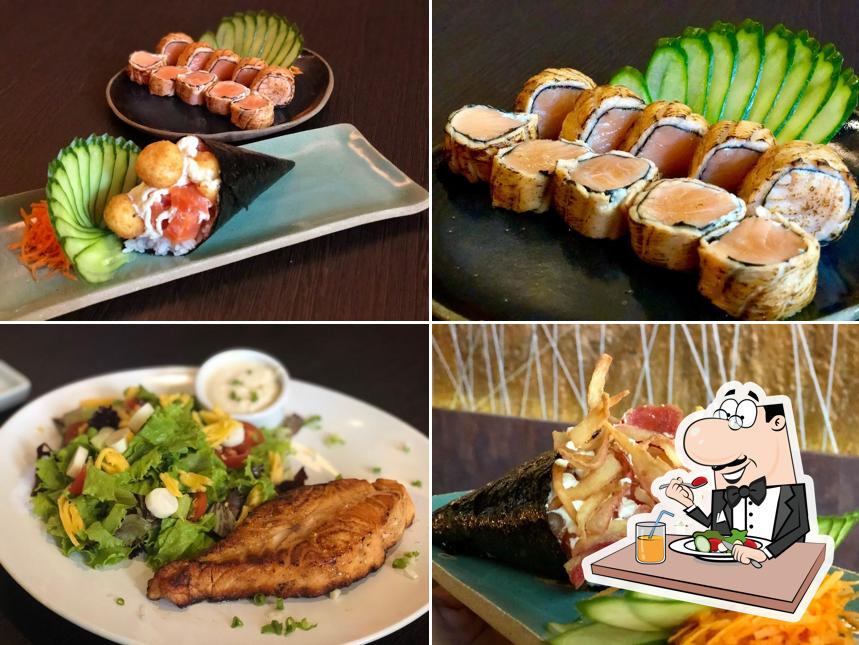 Platos en Wasabi Sushi