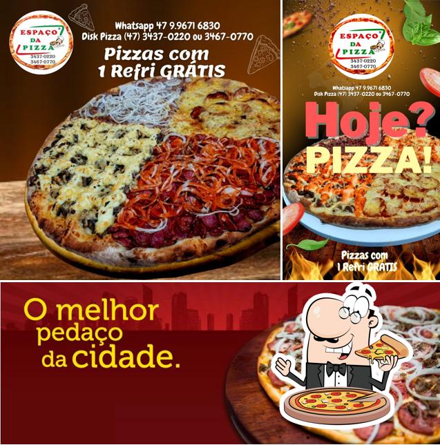 Experimente pizza no Espaço Da Pizza